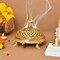 Brass Peacock Incense Dhoop Burner Aroma for Prayer Puja Meditation Spiritual Events Dhoopam for Havan Rituals - Diwali Decoration Loban Dhoop Dani for Temple Home Office (4.7x5.1 Inches)